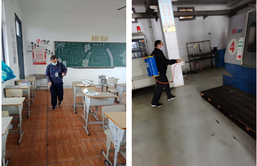 锡澄校区进行开学前全面消杀工作