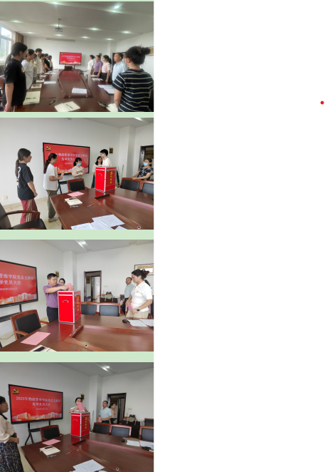 物流管理学院党总支圆满完成换届选举党员大会