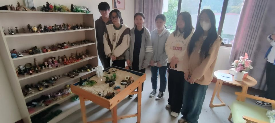 学校心理健康教育协会组织开展团体沙盘游戏活动